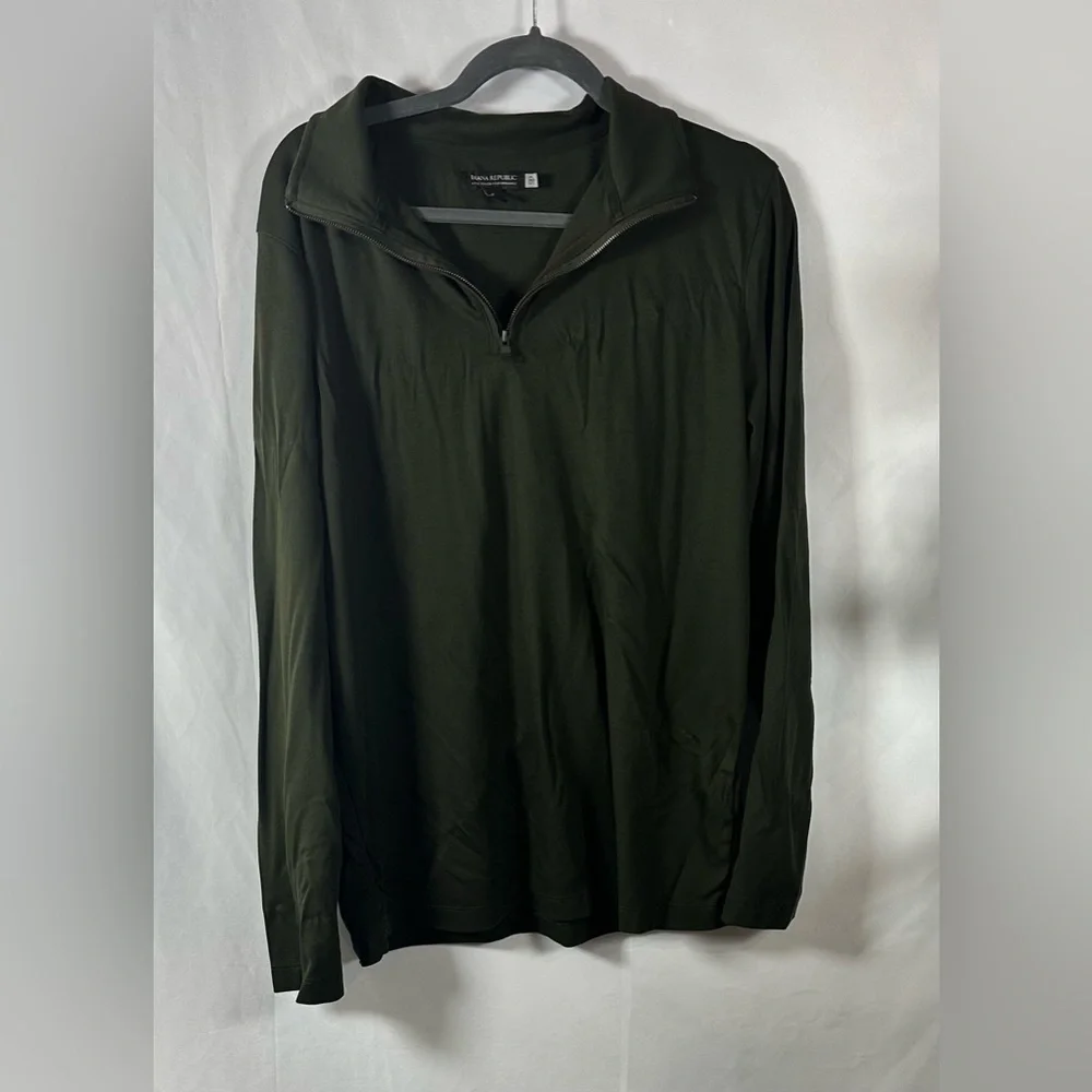 Banana Republic Luxury Touch Long Sleeve - Dark Green